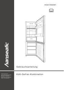 Manual Hanseatic HKGK17660ENFI Fridge-Freezer