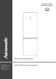 Manual Hanseatic HKGKB20060DNFI Fridge-Freezer