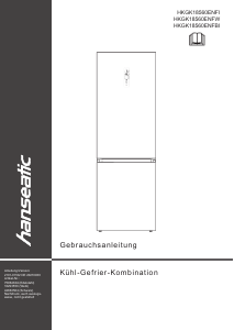 Manual Hanseatic HKGK18560ENFBI Fridge-Freezer