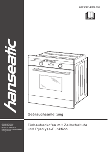 Bedienungsanleitung Hanseatic 65P90E1-E11L000 Backofen