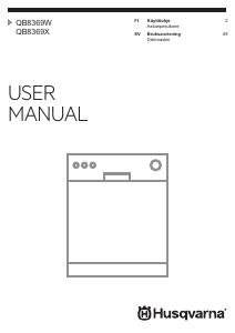 Käyttöohje Husqvarna-Electrolux QB8369X Astianpesukone