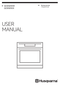 Bruksanvisning Husqvarna-Electrolux QCE8250X Ugn