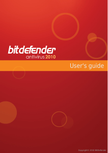 Manual Bitdefender Antivirus (2010)