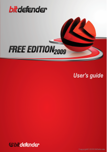 Manual Bitdefender Free Edition (2009)