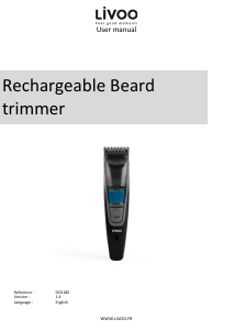 Manual Livoo DOS186 Beard Trimmer