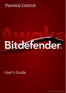 Manual Bitdefender Parental Control (2012)