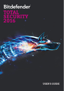 Handleiding Bitdefender Total Security (2016)