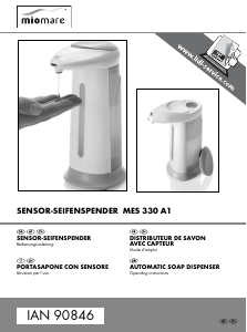 Manual Miomare IAN 90846 Soap Dispenser