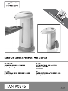 Handleiding Miomare MES 330 A1 Zeepdispenser