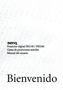 Manual de uso BenQ PB2240 Proyector