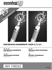 Manual Nevadent IAN 108262 Electric Toothbrush