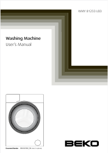 Manual BEKO WMY 81233 LB3 Washing Machine