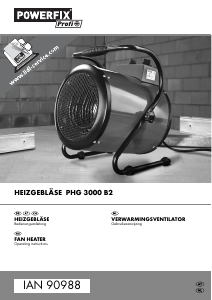 Manual Powerfix PHG 3000 B2 Heater