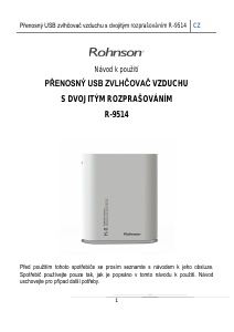 Manuál Rohnson R-9514 Zvlhčovač