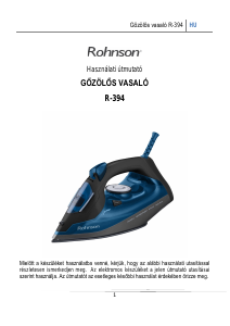 Használati útmutató Rohnson R-394 Vasaló