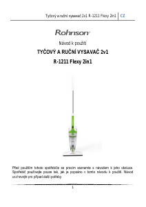 Manuál Rohnson R-1211 Flexy 2in1 Vysavač