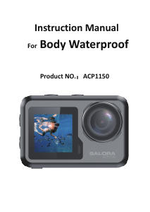 Manual Salora ACP1150 Action Camera