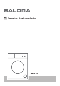 Manual Salora WMH6100 Washing Machine