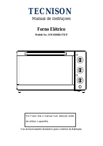 Manual Tecnison KWS2038Q-F5UP Forno