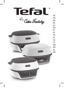 Manual Tefal KD810140 Cake Factory Cupcake Maker