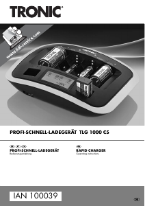 Handleiding Tronic IAN 100039 Batterijlader