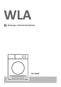 Handleiding WLA 7DC1000M Wasdroger
