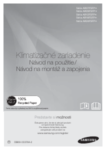 Návod Samsung AR12FSFPDGMN Klimatizácia