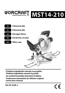 Manual Worcraft MST14-210 Mitre Saw