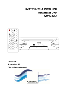 Instrukcja Audiomedia AMV 342D Radio samochodowe