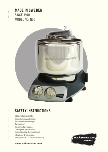 Manual Ankarsrum N30 Stand Mixer