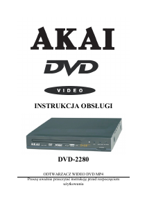 Instrukcja Akai DVD-2280 Odtwarzacz DVD