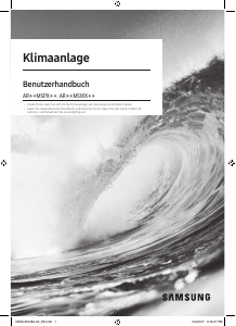 Bedienungsanleitung Samsung AR12MSWXBWKNEU Klimagerät