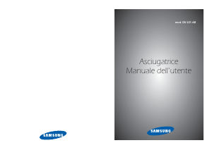 Manuale Samsung DV431AEP/XEU Asciugatrice