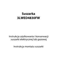 Instrukcja Whirlpool 3LWED4830FW Suszarka