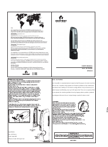 Mode d’emploi Costway EP20412A Purificateur d'air