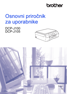 Priročnik Brother DCP-J100 Večfunkcijski tiskalnik