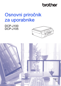 Priročnik Brother DCP-J105 Večfunkcijski tiskalnik