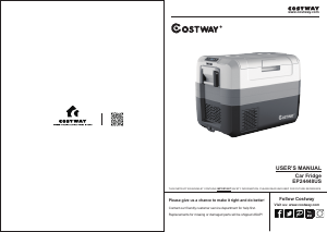 Manual Costway EP24448USA Cool Box