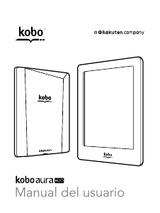Manual de uso Kobo Aura H2O E-reader