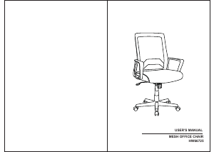 Manual Costway HW66725A Office Chair