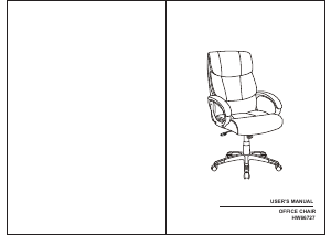 Manual Costway HW66727A Office Chair