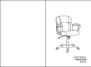 Manual Costway HW66726A Office Chair