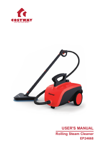 Manual Costway EP24668A Steam Cleaner