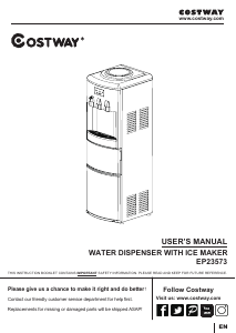 Manual Costway EP23573SLC Water Dispenser