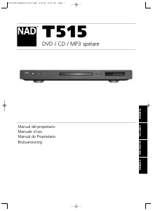 Bruksanvisning NAD T 515 DVD spelare