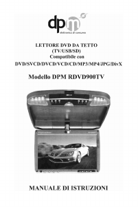 Manuale DPM RDVD900TV Lettore DVD