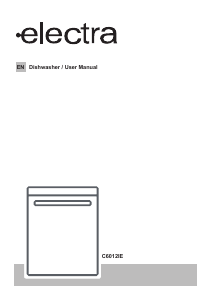 Manual Electra C6012IE Dishwasher