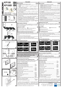 Manual Elkron KP100D Alarm System