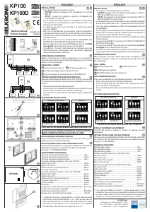 Manuale Elkron KP100 Sistema di allarme