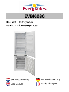 Bedienungsanleitung Everglades EVBI6030 Kühl-gefrierkombination